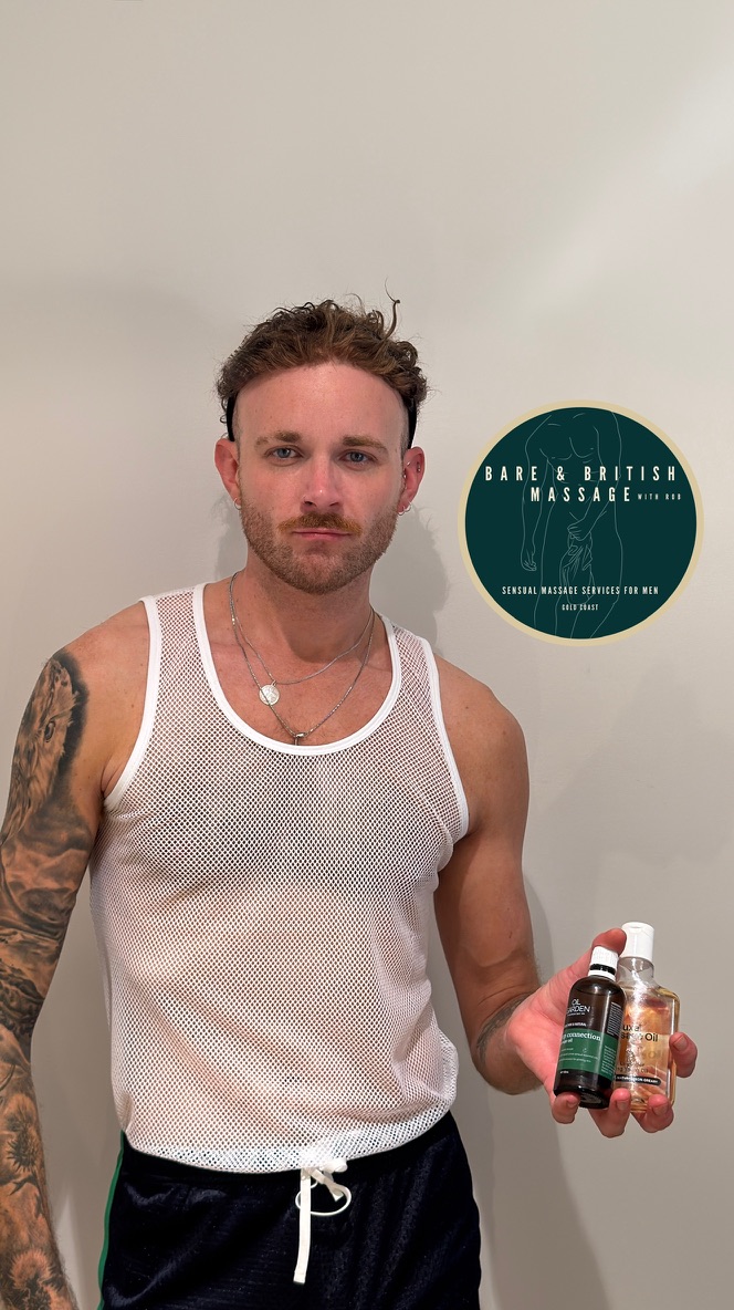 Rob, the therapist behind Bare and British Massage